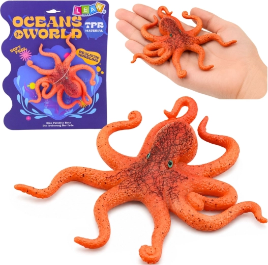 Realistična gumijasta figurica hobotnice 12 cm