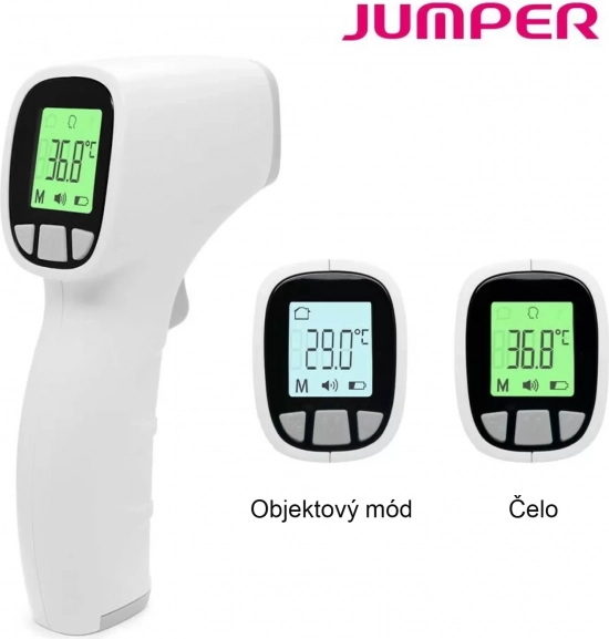 Digitalni brezkontaktni termometer Jumper za otroke in odrasle, moder