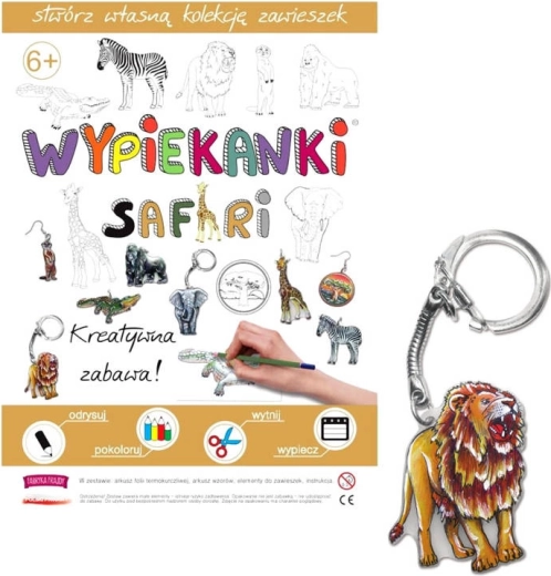 Ustvarjalni komplet – safari iz termokrčljive folije