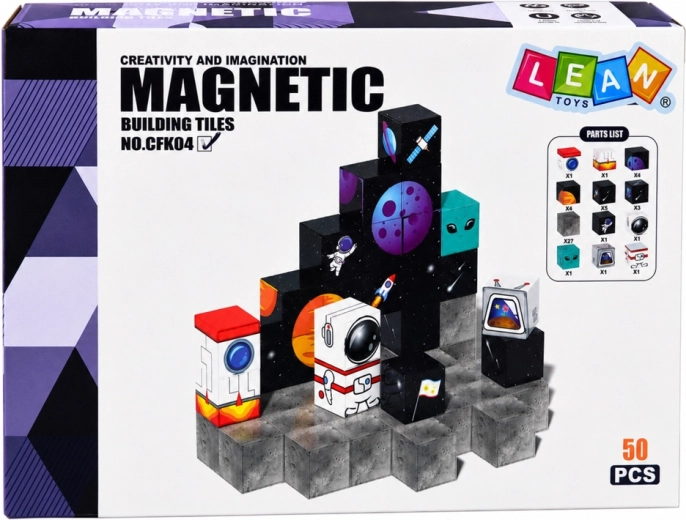 Magnetno spajanje za hitro gradnjo 2D in 3D