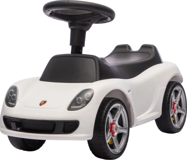 White Porsche Carrera GT Ride-On Car for Children