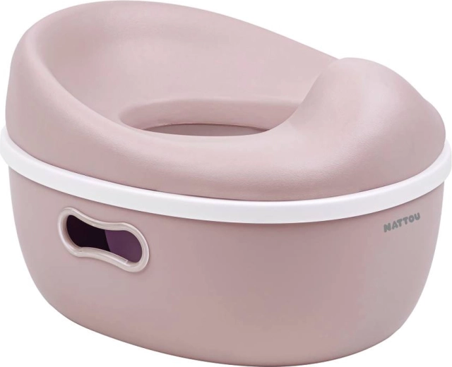 Nattou učilni kahlica 3v1 Potty dusty pink