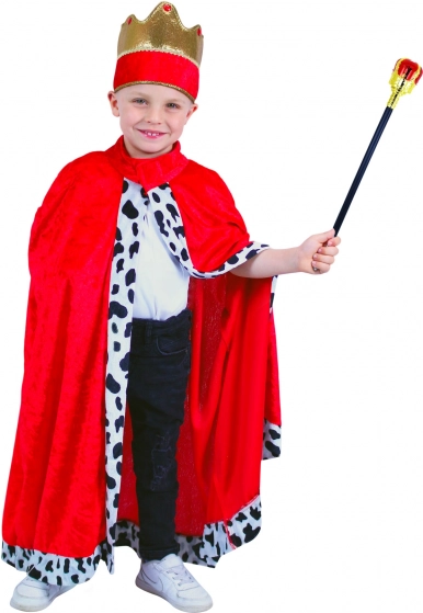 Children's Royal Cloak with Crown