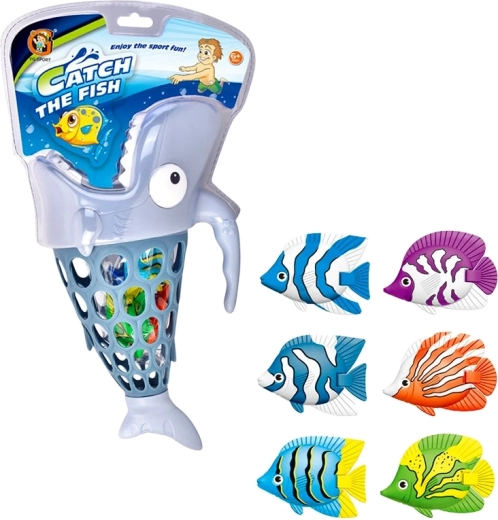 Shark – fishing for little fish, set of 6