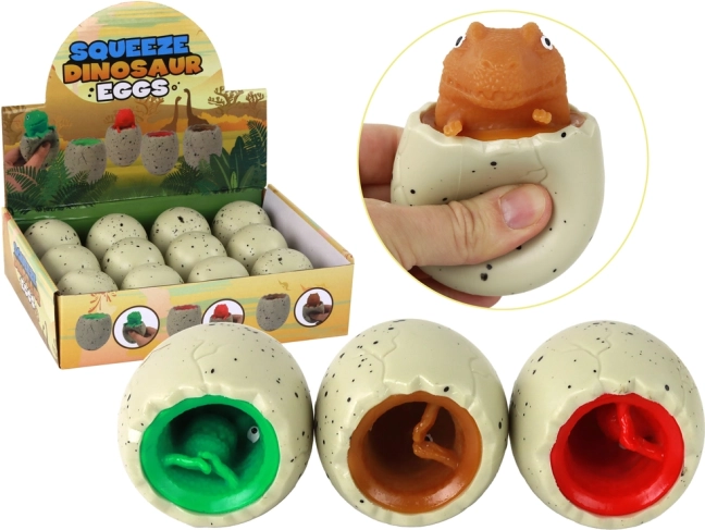 Antistresna igrača dinosaver v jajcu Squishy