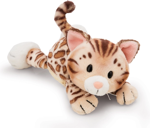 NICI plišasta bengalska mačka ležeča 20 cm Green