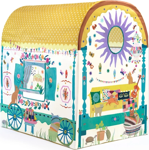 Odpiralna okna in vhod z zavesami