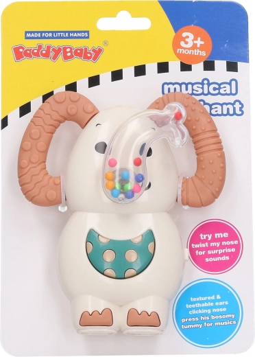 Ropotuljica slon s svetlobnimi in zvočnimi efekti 12 cm