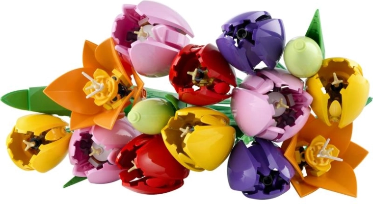 Realistični tulipani v živahnih barvah