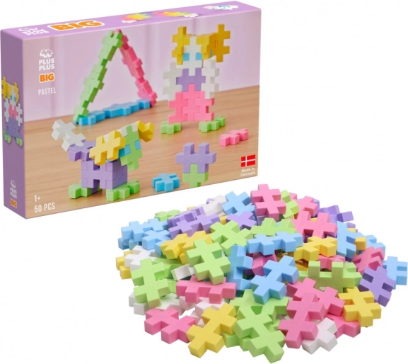 Kreativna gradbena igrača Plus-Plus BIG Pastel za otroke