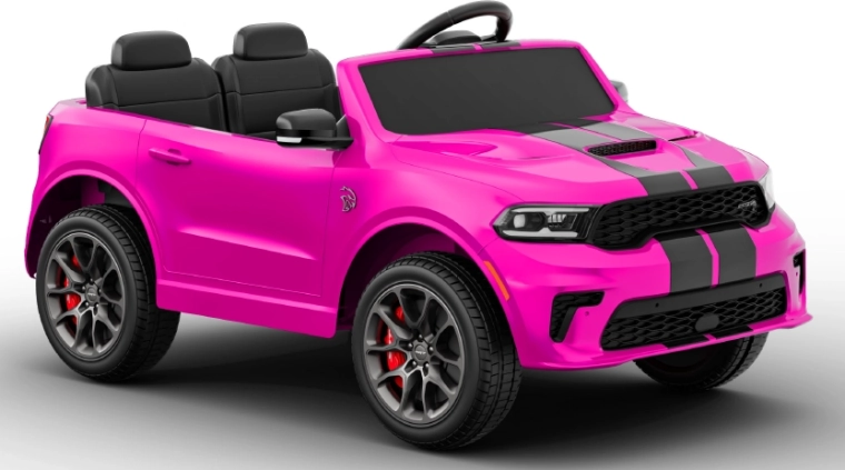 Rožnati električni avto Dodge Durango za otroke