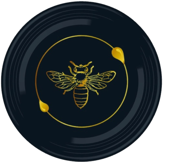 Zlati pokrovček z motivom čebele fi 82 – 6-utorni, pakiranje 660 kos