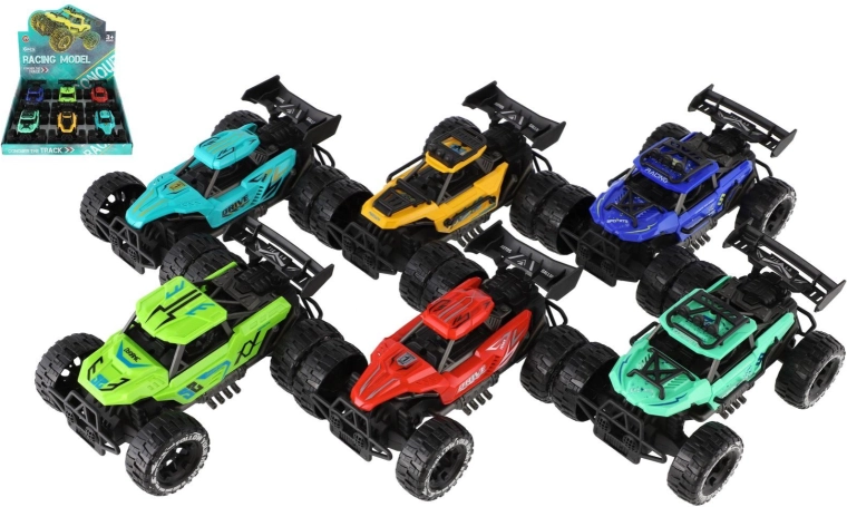 Terensko vozilo Off-Road na vztrajnik 11 × 16 cm (6 kosov v škatli)