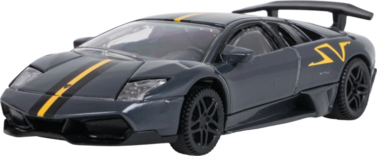 Metal body and rubber wheels