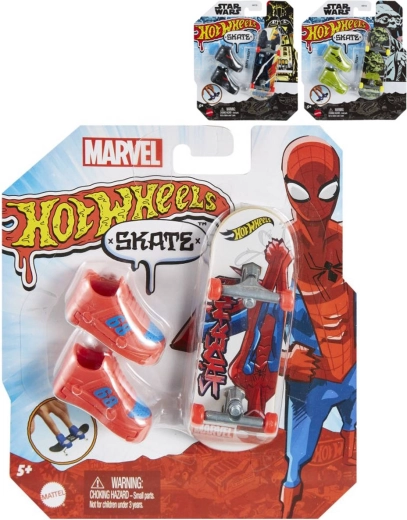 Mattel Hot Wheels Skate tematski fingerboard set s skejtom in čevlji - 1 kos