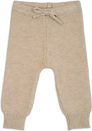 Lodger pletene merino hlače trenirke bež, velikost 68