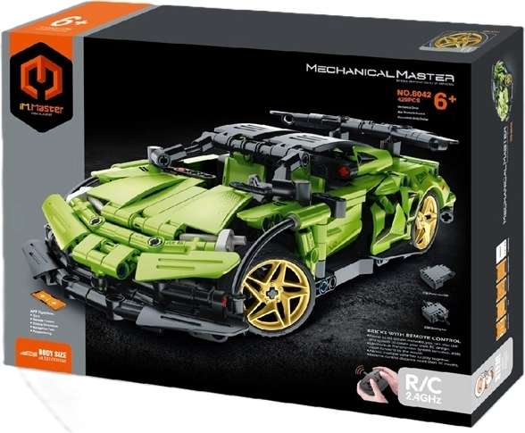 IM.MASTER RC racing car lime (429 pieces)