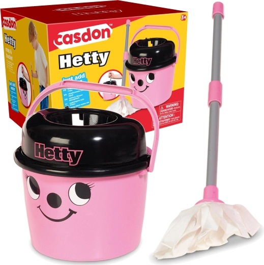 Otroški čistilni set Casdon Hetty z mopom in vedrom