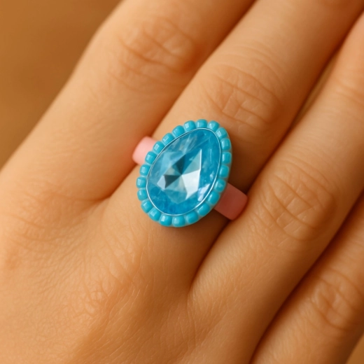 Bleščeči kamenčki in izrazite barve