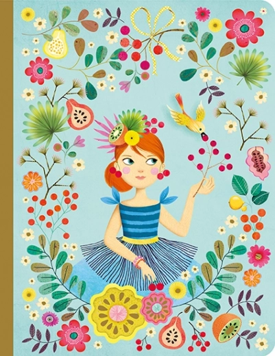 Dizajnerski zvezek Rose znamke DJECO