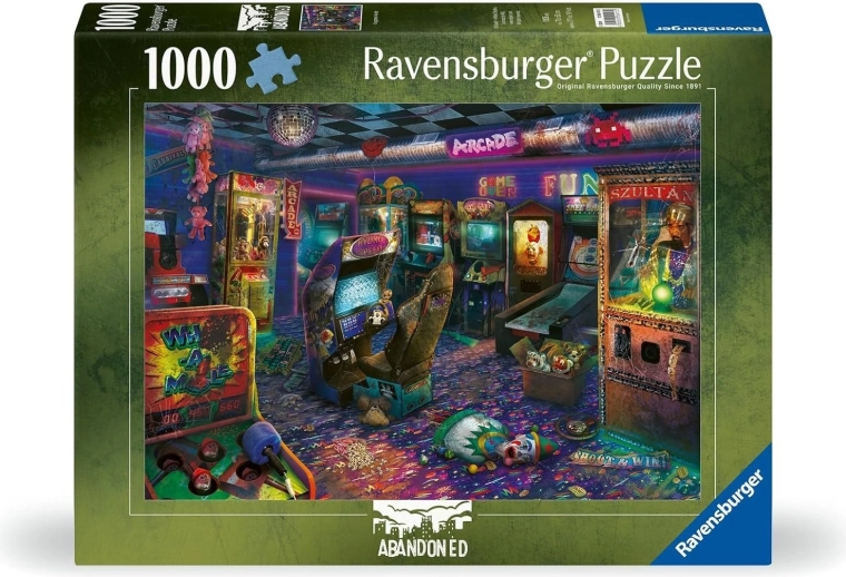 Ravensburger puzzle Abandoned: forgotten game room 1000 pieces