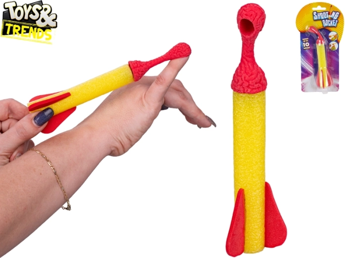 Izstrelitvena raketa 15 cm za otroke TOYS & TRENDS