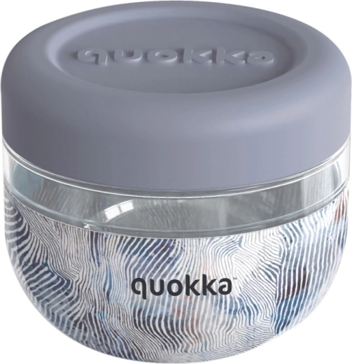 Posoda za hrano Quokka Bubble Zen siva 500 ml - 1 kos