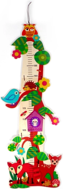 HESS Wooden Kids’ Height Chart Forest Animals