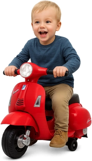 Otroški električni skuter Vespa Mini rdeč