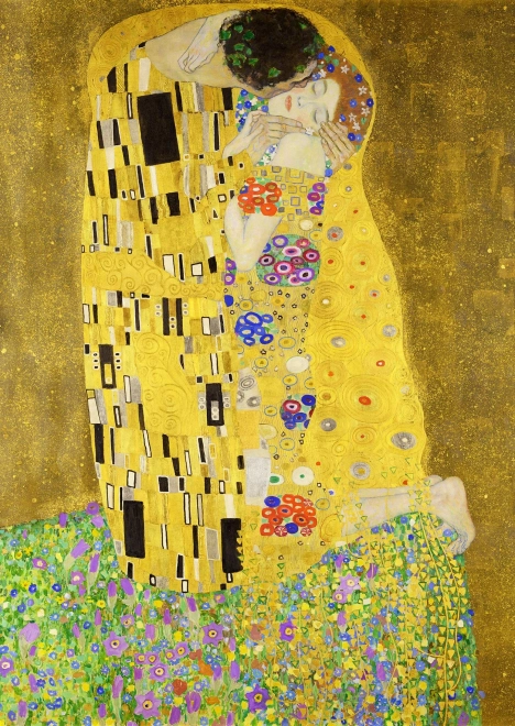 Sestavljanka Gustav Klimt Poljub 1000 koščkov