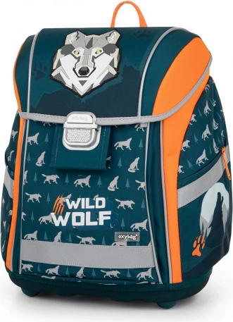 Šolski nahrbtnik Wild Wolf z lahko konstrukcijo