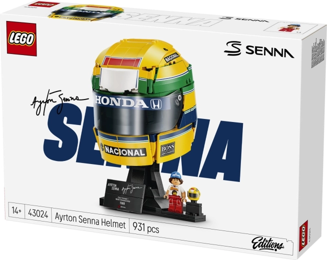 Minifigurica Ayrtona Senne v pakiranju