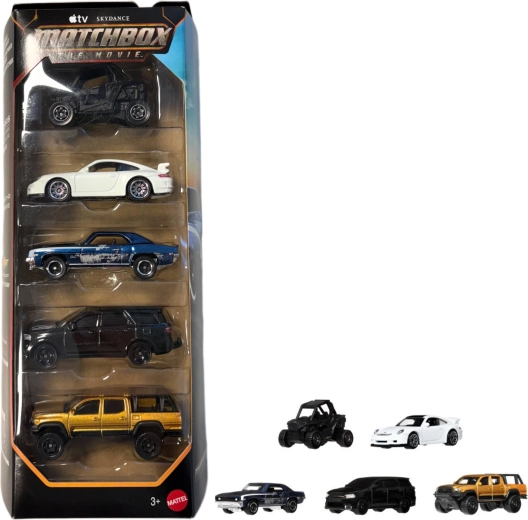 Mattel Matchbox The Movie Villain Pursuit komplet 5 avtomobilčkov