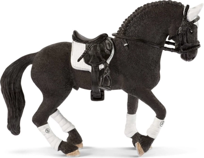 Schleich Tournament Friesian Stallion with Accessories