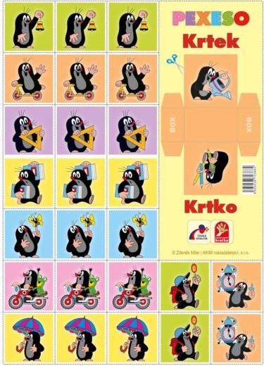 Peksego Abeceda – papirnato peksego z 20 slikovnimi trojicami