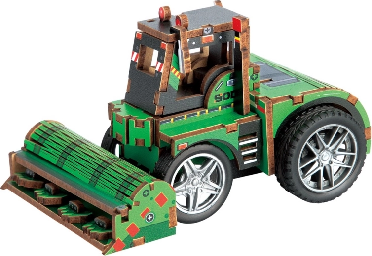 2Kids Toys 3D lesena sestavljanka prekucnik - 1 kos