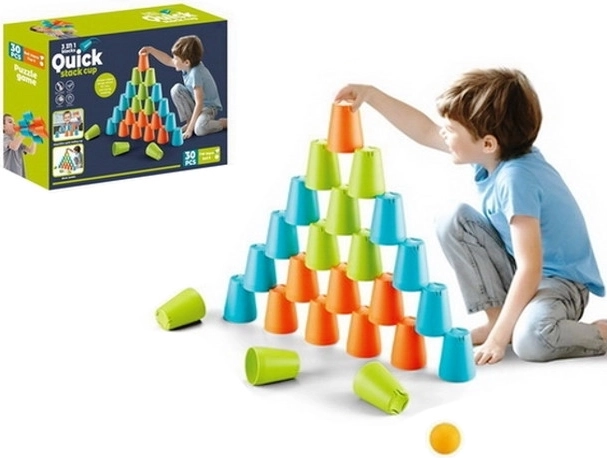 3-in-1 skill game cups