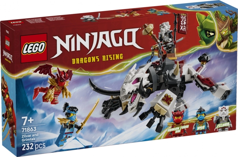 LEGO NINJAGO Zilvar in zmajeva zver Grimtak