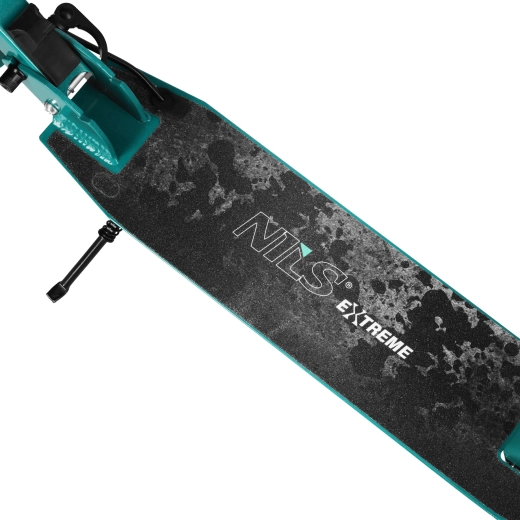 Nedrseča platforma, stojalo in zadnja zavora