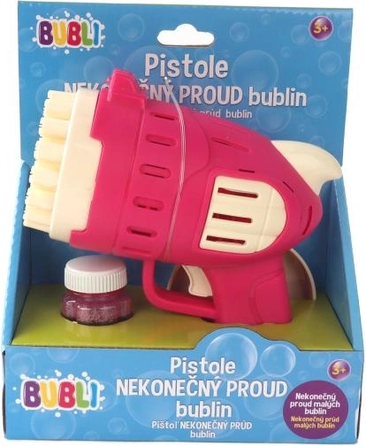 Pištola za milne mehurčke Neskončen tok mehurčkov Roza