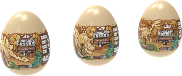 Trije dinozavri v eni kolekciji