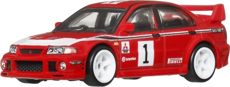 Hot Wheels premium avtomobilček Car Culture – Mitsubishi Lancer Evolution 1:64