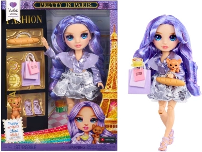 M modna punčka Rainbow High v Parizu Violet