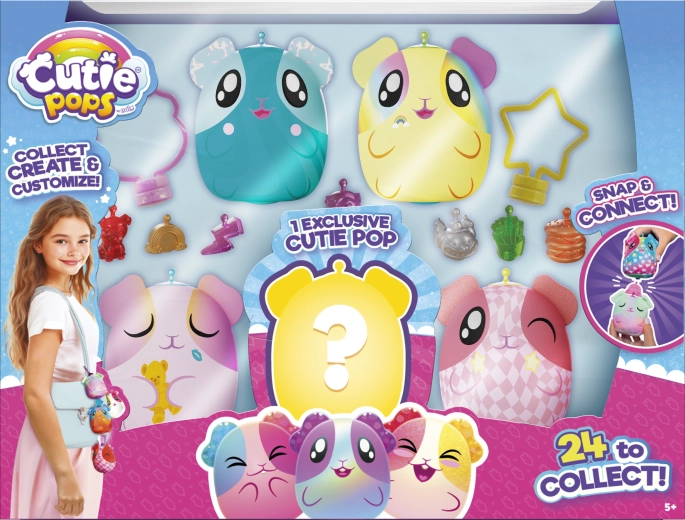 Cutie Pops set obeskov za nahrbtnik s presenečenjem (5 kos) - več vrst