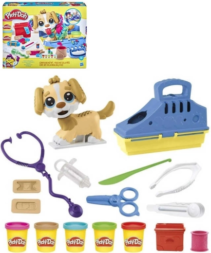 Play-Doh Mali veterinar ustvarjalni komplet s kužkom in plastelinom