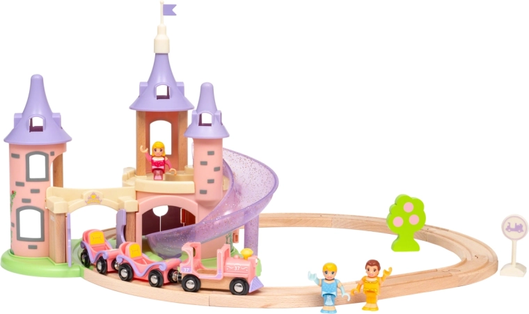 BRIO Disney Princess grajski železniški set