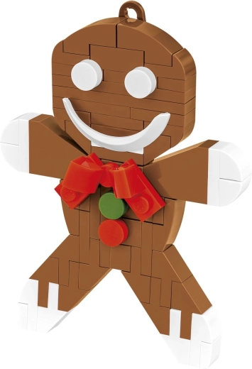 Gingerbread ornament made from bricks
