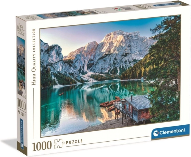 Puzzle Clementoni High Quality – Smaragdno jezero Braies 1000 koščkov