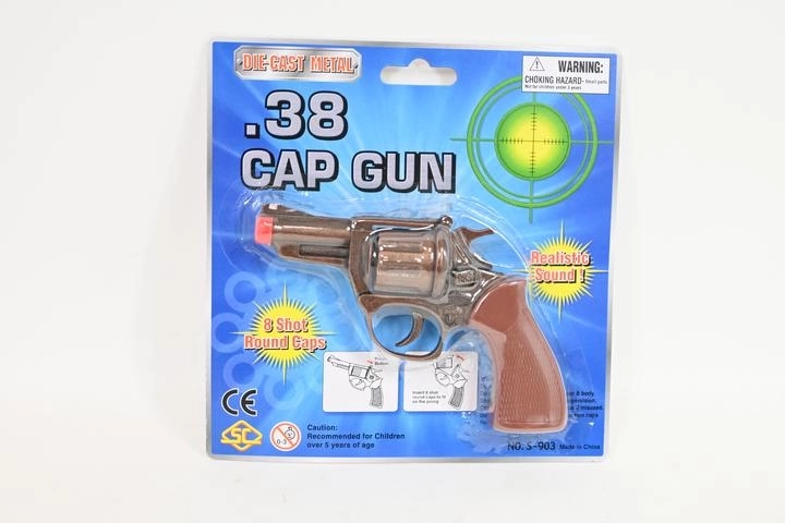 Kovinska pištola na kapice – klasični revolver