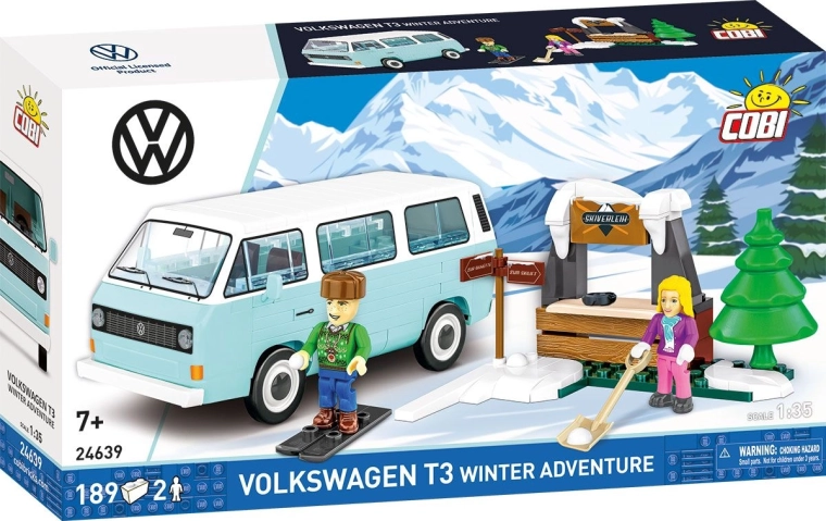 Cobi Volkswagen T3 Winter Adventure Building Set (189 pieces)